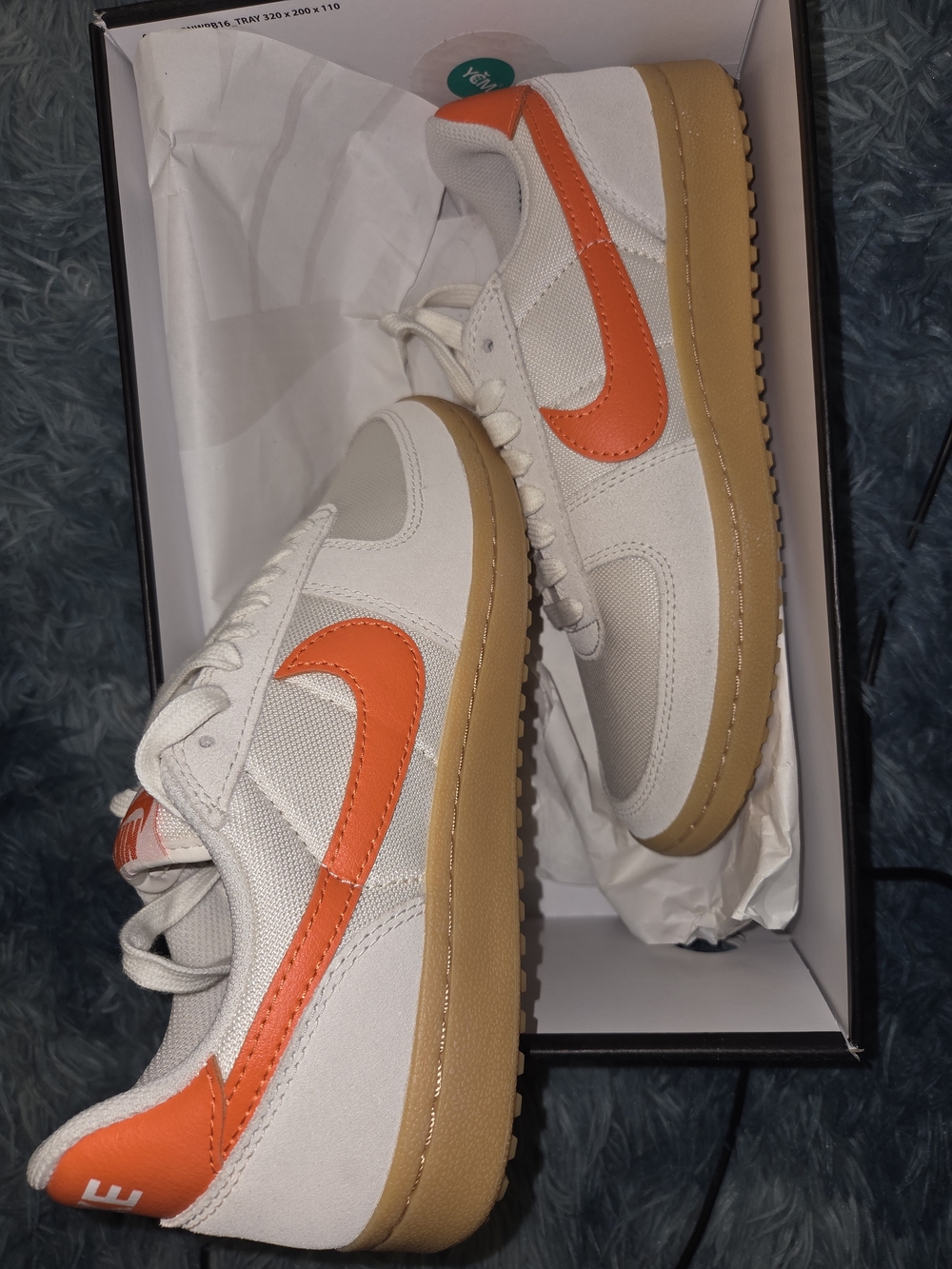 Nike Field Generals White & Orange NWoT